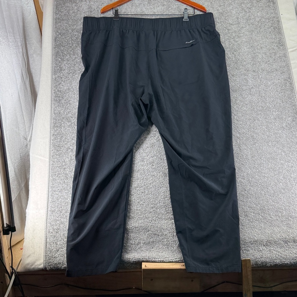 Eddie Bauer Black Pull On Pants Straight Leg Womens 2X High Rise Ankle - Picture 5 of 9